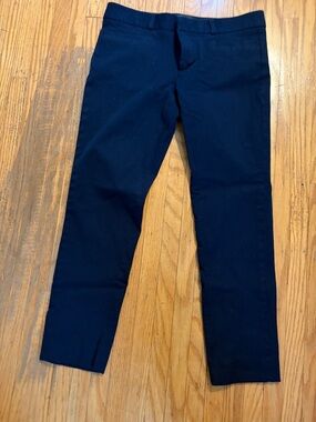EUC Banana Republic Navy Blue Cropped Ankle Pants size 4